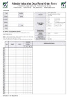 Benchtop Order Form